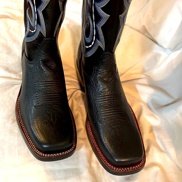 Durango mens leather boots bullnose (new) dark blue nice quality all occasion? main image 9